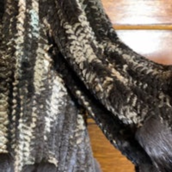 Alberto Makali Real Rabbit and Fox Fur Coat - Picture 5 of 11